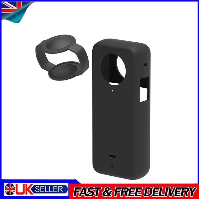 Soft Waterproof Panoramic Action Camera Protective Cover for Insta360 X3 (Black)