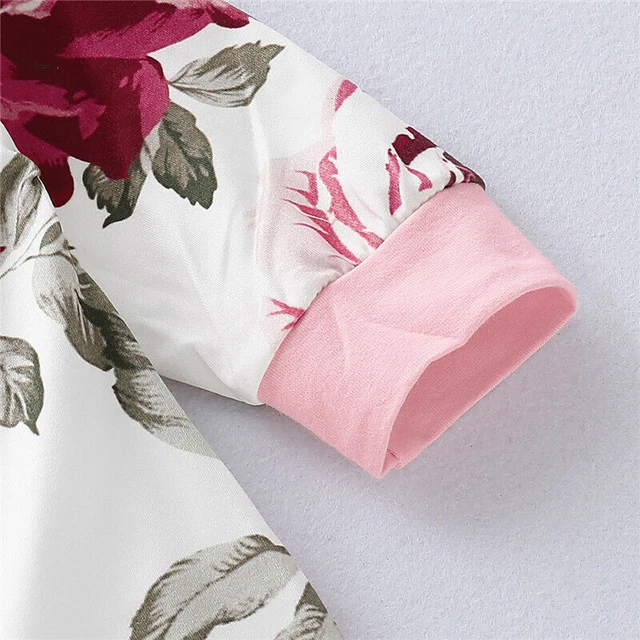 Newborn Baby Girls Outfits Clothes Floral Romper Bodysuit Jumpsuit Playsuit 5