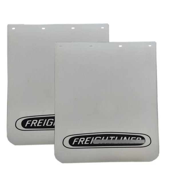 24"x 30"Rubber Mud Flaps & 24"x3"Reflective Tape for Heavy Duty Semi Truck 2Sets