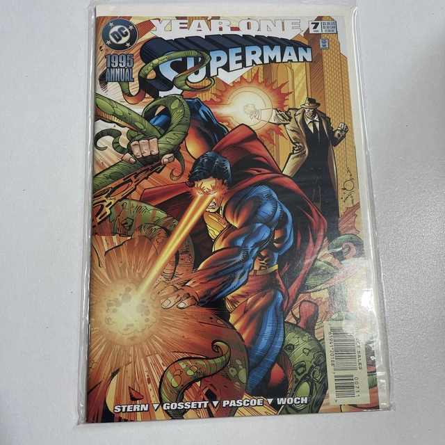 DC Superman #7 Year One 1995 Annual Year One Vintage USA VTG Dc Comic Book
