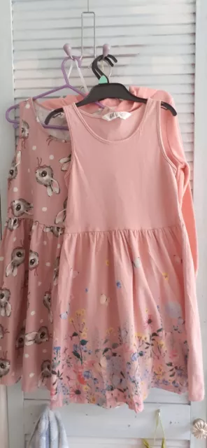 girls dress bundle 8-9 years Pinks