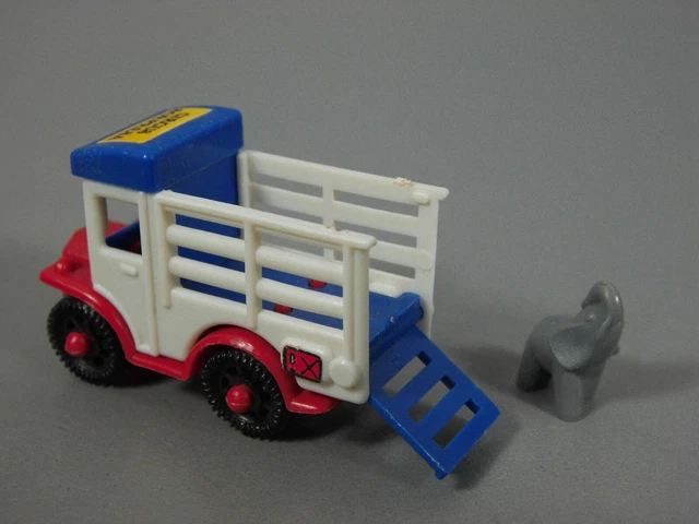 Automobili: Circus Sorpresa 1988 - Trasportino Animali + Elefante Grigio
