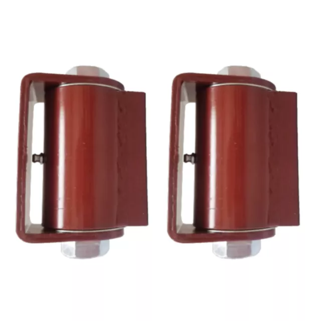 Heavy Duty Guardian Compatible Gate Flat Mount Both Sides Driveway Hinges pair