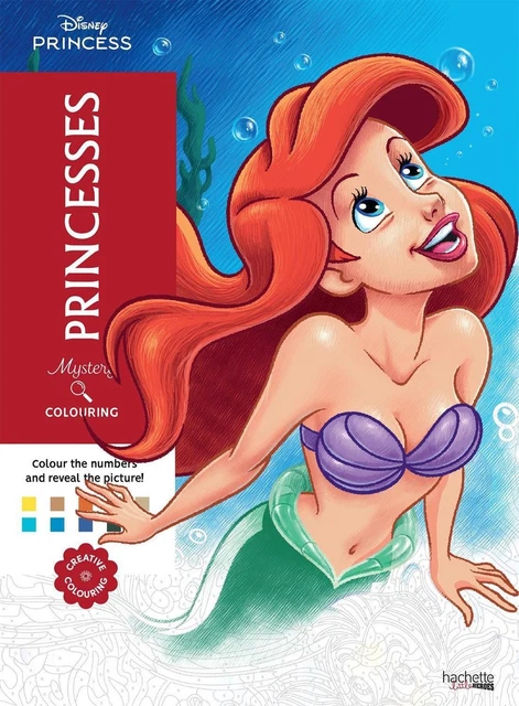 MYSTERY COLOURING - Princesses: Reveal iconic Disney characters with ...