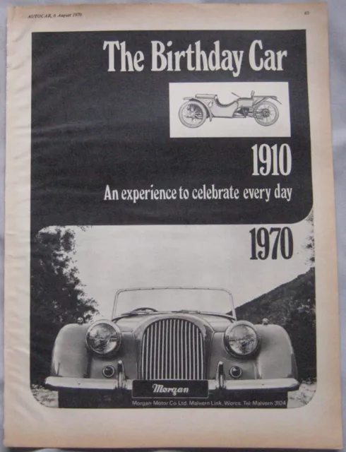 1970 Morgan Original advert No.1