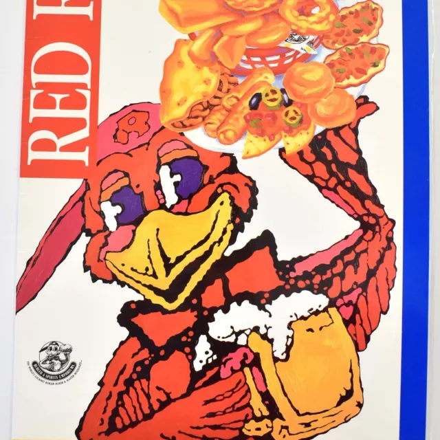 1992 Red Robin Gourmet Burgers and Brews Restaurant Menu Downtown Seattle WA