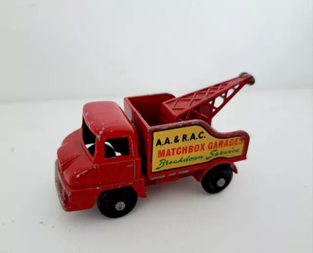 Matchbox Lesney No. 13 THAMES TRADER WRECK TRUCK red Breakdowns truck FREEPOST