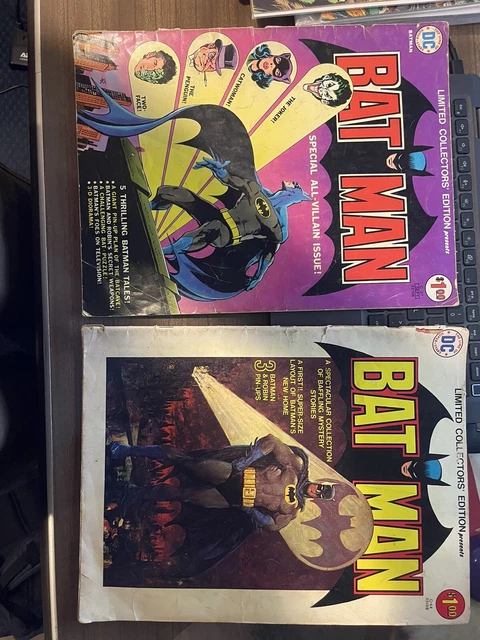 LIMITED COLLECTORS' EDITION #C-44 and C-47. Batman, Treasury DC Comics 1976