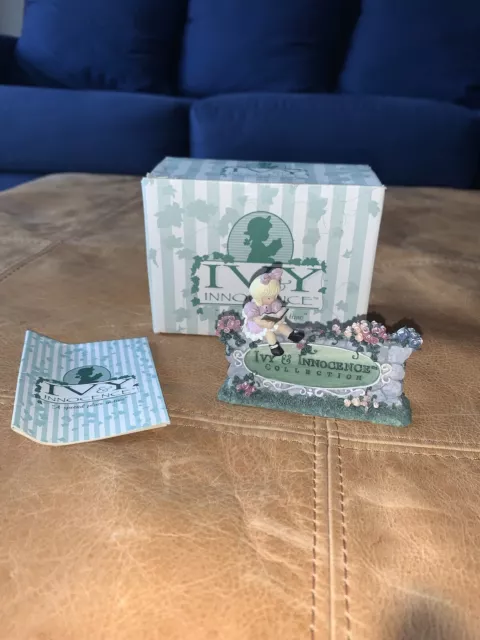 Ivy & Innocence #05182 EMILY'S WELCOME (Sign) 1997 with BOX