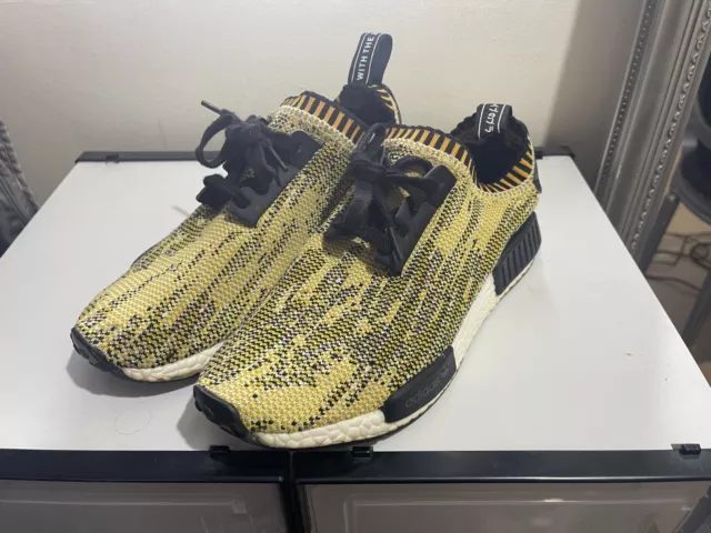 Adidas nmd r1 pk olive cargo e amp; black top