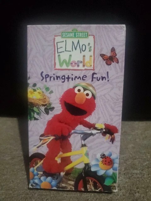 SESAME STREET ELMO'S World Springtime Fun! VHS tape 2002 £9.50 ...