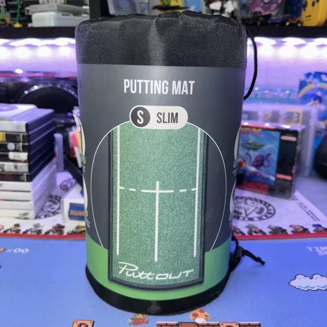 Puttout Pro Golf Putting Mat - Green