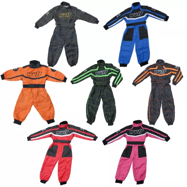 Wulfsport CHILD Kids Motocross RACE SUIT OVERALLS ATV Quad Off Road PIT BIKE