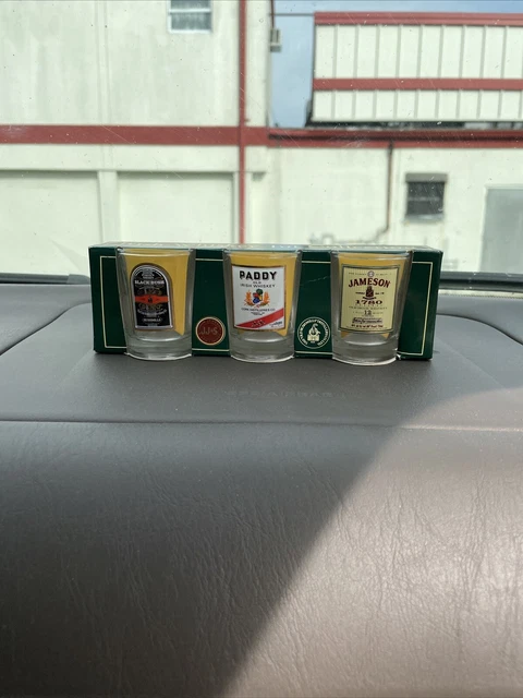 Irish whiskey tot collection