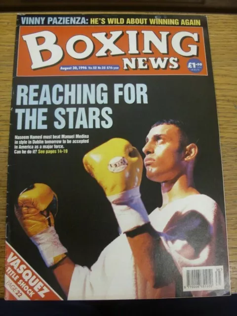 30/08/1996 Boxing: Boxing News Magazine - Vol.52 No.35 - Reaching For The Stars,