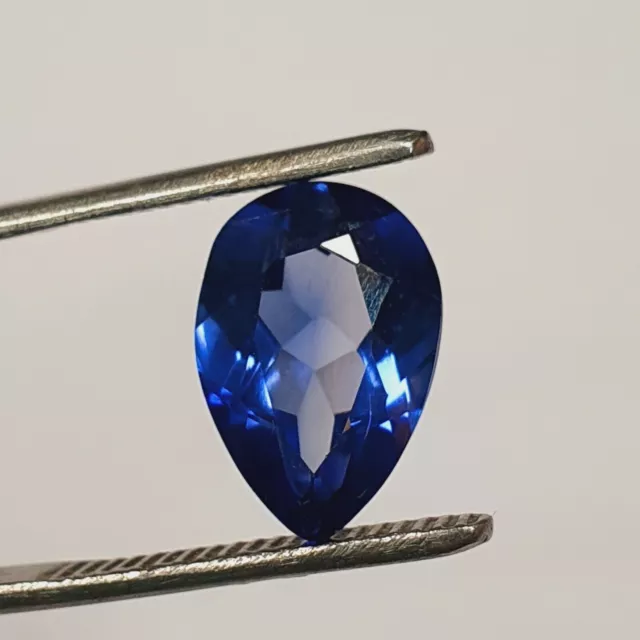 5 Cts Certified Natural Blue Sapphire Pear Cut Faceted Loose Gemstone r013