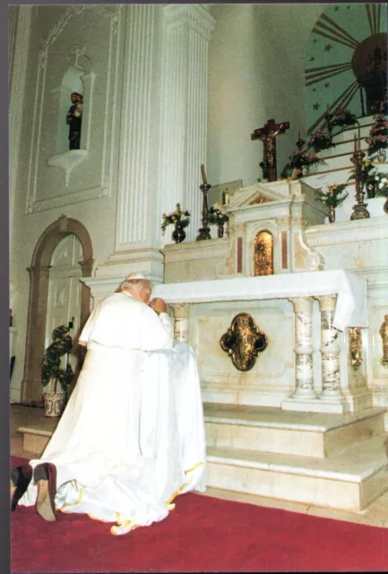 813- Carte  Vatican Visite Pape Jean Paul  Ii  Dans Les Pays Du Sahel