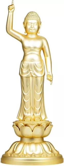 Shaka Nyorai Shakyamuni Gautama Bouddha Japonais Bouddha Statue Doré Borned