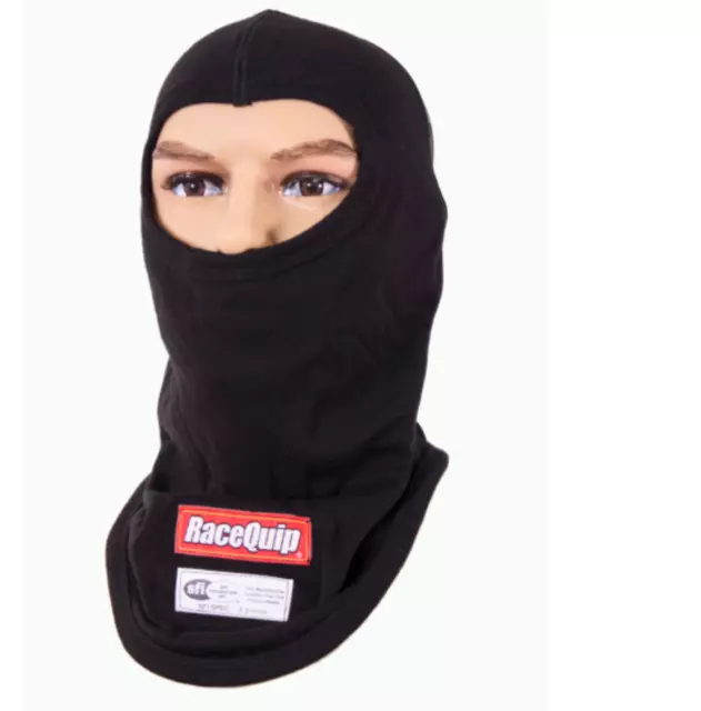 RaceQuip Black SFI 3.3 Fr Single Layer Hood