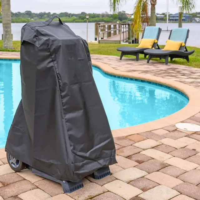 Cubierta limpiadora protectora impermeable cremallera a prueba de viento cubierta limpiadora de piscina anti-UV