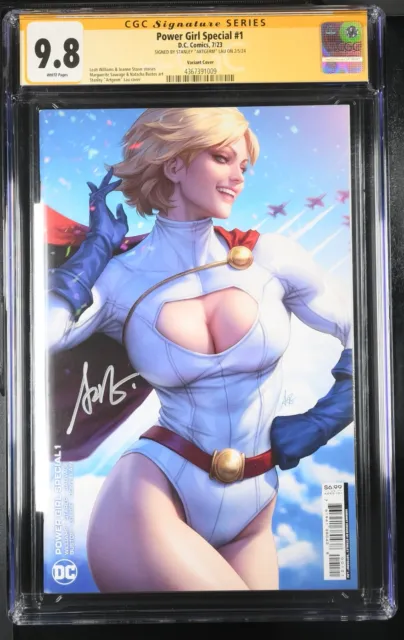 Power Girl Special #1 Variant CGC 9.8 SS Signed by Stanley "Artgerm" Lau