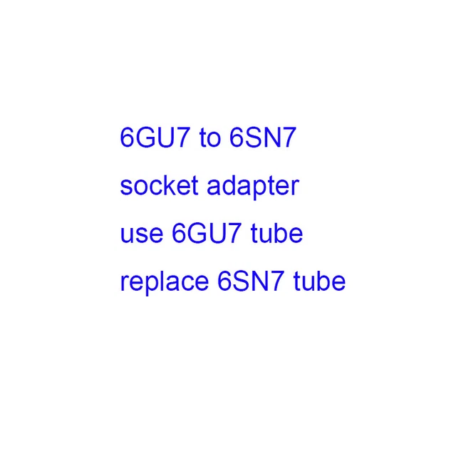1PC 6N2 6H2N TO 12AX7 ECC83 6.3v vacuum tube adapter socket