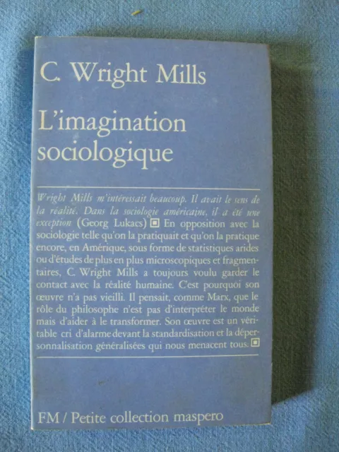 L'imagination Sociologique Par C. Wright Mills 1977