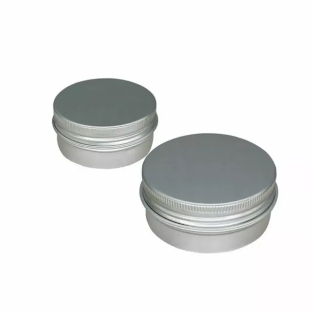 .50/100ML Oil Aluminum Cosmetic Tin Pot Jar Empty Wax Container Lip Balm 3