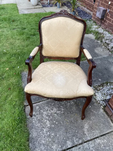 French Louis Style Shabby Chic Chair