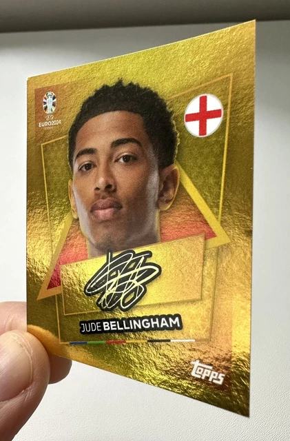 thumbnail interactive-video image 1 of Topps UEFA Euro 2024 Gold Star Signature Stickers - Complete Set Of 21 Star Players 1 of 2