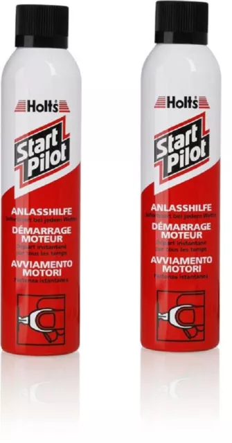 2x Holts Start Pilot 300 ml Spray Starthilfe Startpilot Anlasshilfe Starterspray