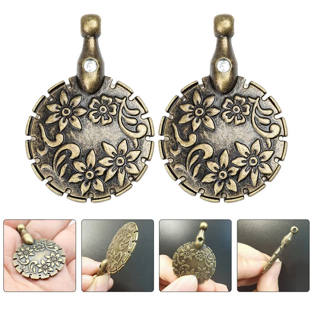 2 piezas colgante hilo antiguo coser hilo bordado tijeras