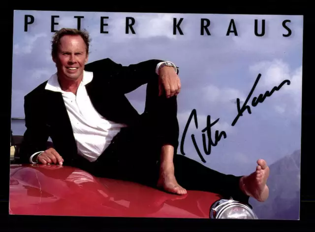 Peter Kraus Autogrammkarte Original Signiert ## BC 149688