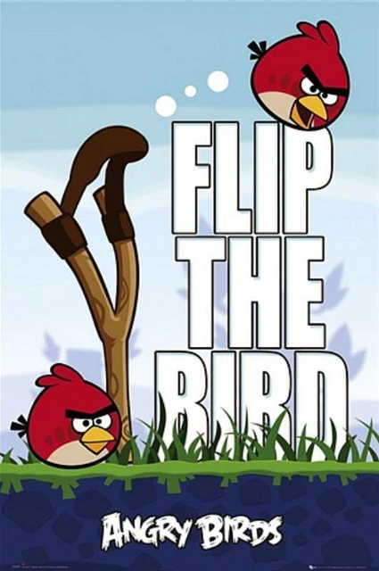 Angry Birds : Flip the Bird - Maxi Poster 61cm x 91.5cm new and sealed