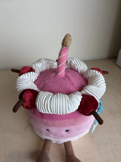 JELLYCAT CHERYL CHERRY Cake Harrods Exclusive BNWT with Box £78.68