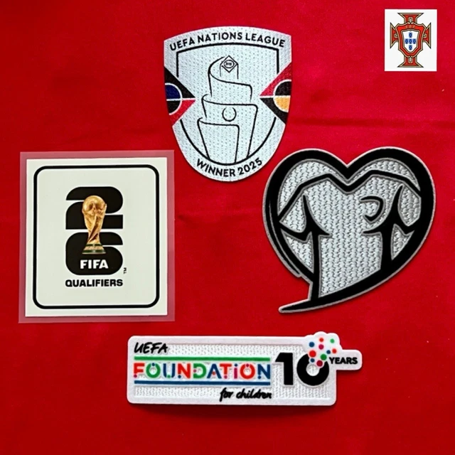 Badge Nations League 2019 Patch Vainqueur Nations League 2019 Portugal - Thermocollant Pour Maillot De Foot Patch Football Thermocollant Neuf