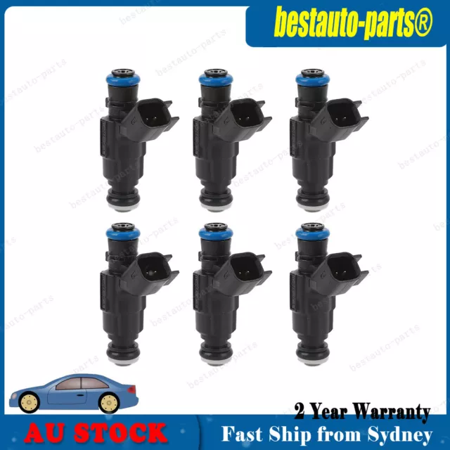 6X Fuel Injectors Fit For 2004-2015 Holden Commodore Vz Ve V6 3.6L 0280156131 Au