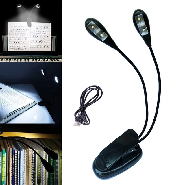Table Lamp 2/4/8 LEDs Light Reading Lights Music Stand Light Music Score Light