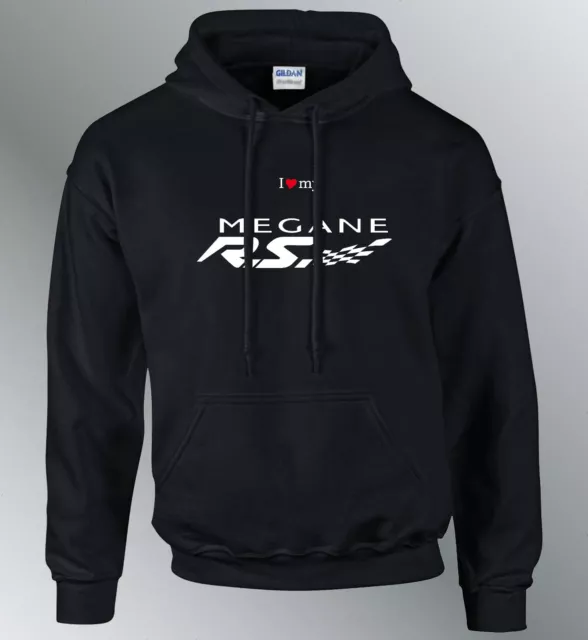 Sweat shirt Hoodie personnalise Mégane RS M L XL auto capuche sweatshirt Megane