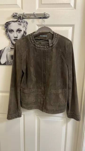 Suede Jacket, Liz Claiborne Size 16