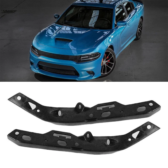 2pcs Front Bumper Mount Retainer Support Bracket For Dodge Charger 2015-2021