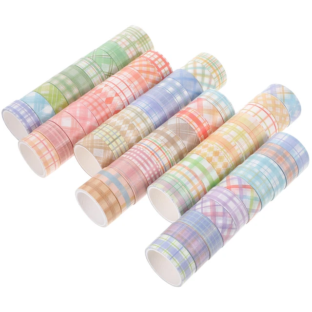 60 rollos de cinta decorativa de diario hágalo usted mismo cinta washi artesanía cinta hágalo usted mismo color
