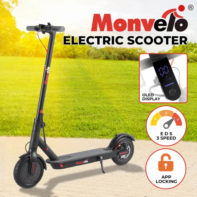 2024 Electric Scooter 500W 25KM/H 8.5inch 30KM Travel Foldable Portable Black