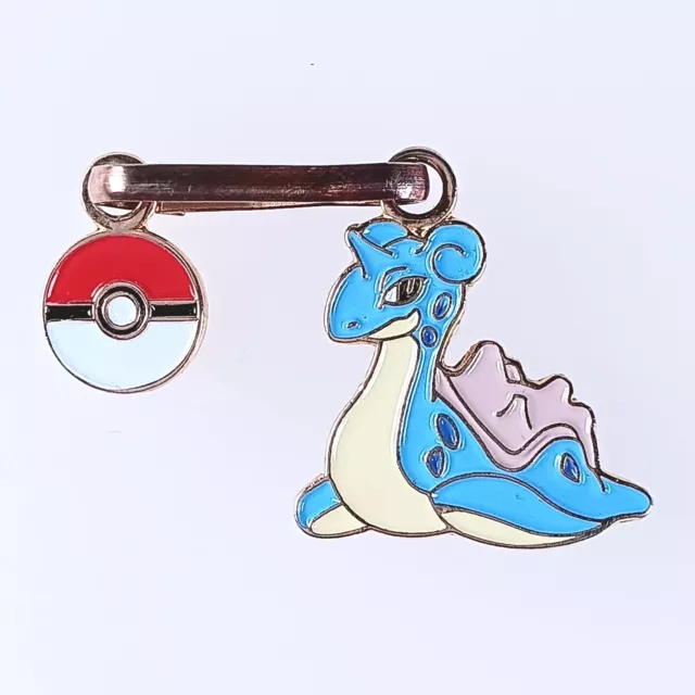 Lapras Pokemon Metal Charm Japanese Nintendo From Japan F/S