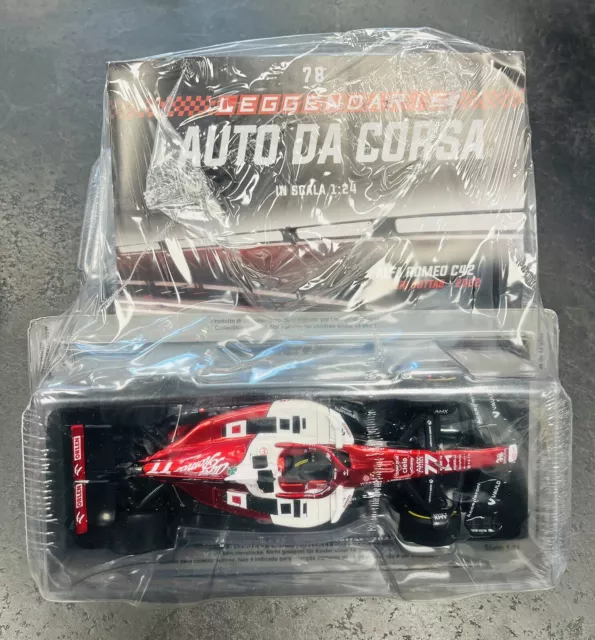 Modellino Formula1 Leggendarie Auto da Corsa ALFA ROMEO C42 Vaitteri Bottas