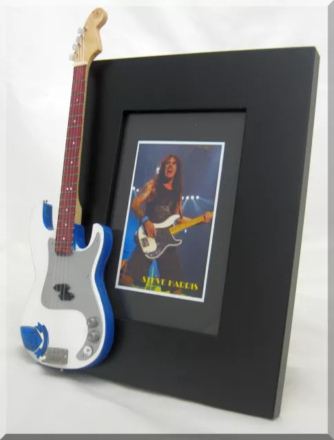 STEVE HARRIS Miniature Guitar Frame IRON MAIDEN