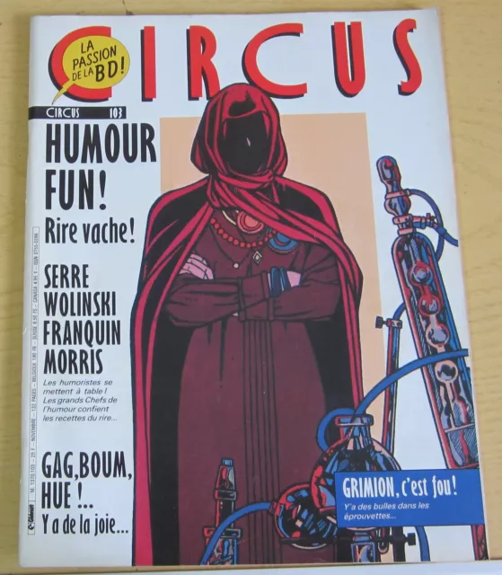 Circus n° 103 Magazine BD ed. Glénat 1986