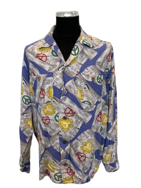 Moschino Camicia Uomo Men Shirt Vintage Jhf1390