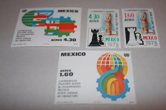 PA 67 Lot Briefmarken postfrisch Mexiko