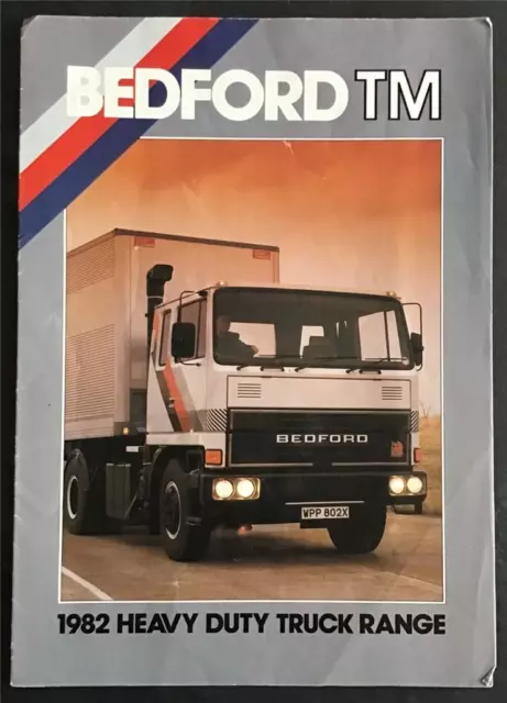 BEDFORD TM 1982 HEAVY DUTY TRUCK RANGE Sales Brochure Feb 1982 #B/BX1999/2/82